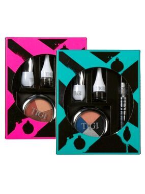 NEW TIGI "GET THE LOOK" 4-PIECE CLASSIC COSMETICS BOX